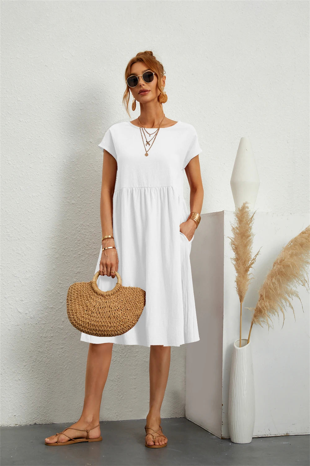 Lova & Soul | Liv – Casual Zomerjurk met Zakken