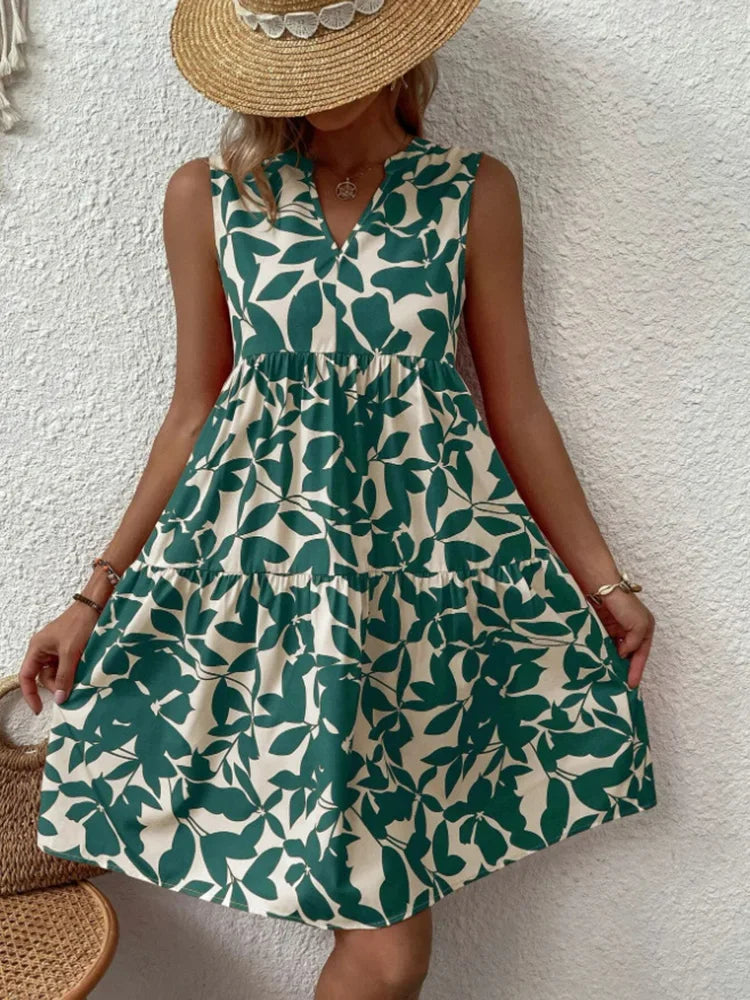 Lova & Soul | Sanne – Zomerse Printjurk zonder Mouwen