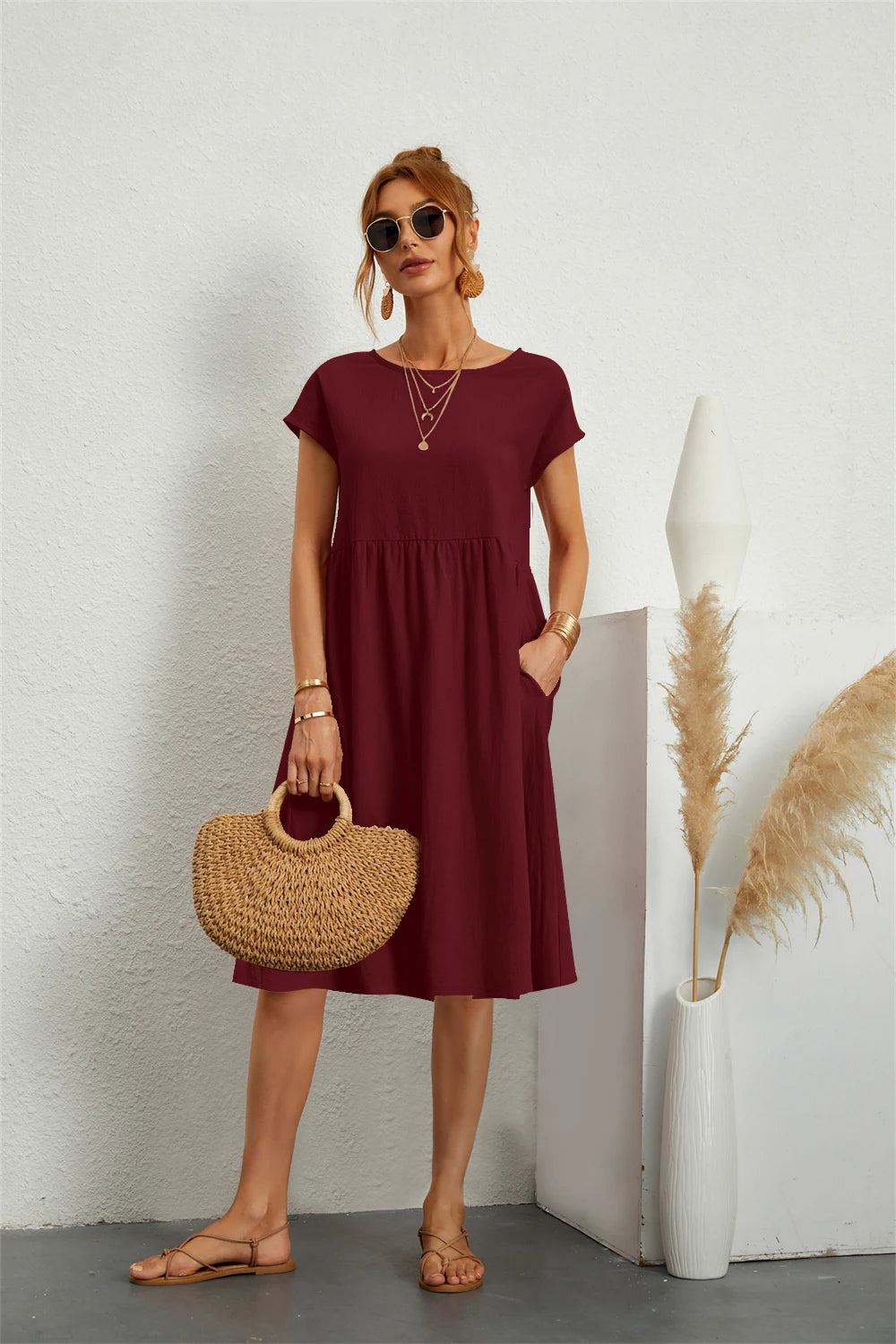 Lova & Soul | Liv – Casual Zomerjurk met Zakken