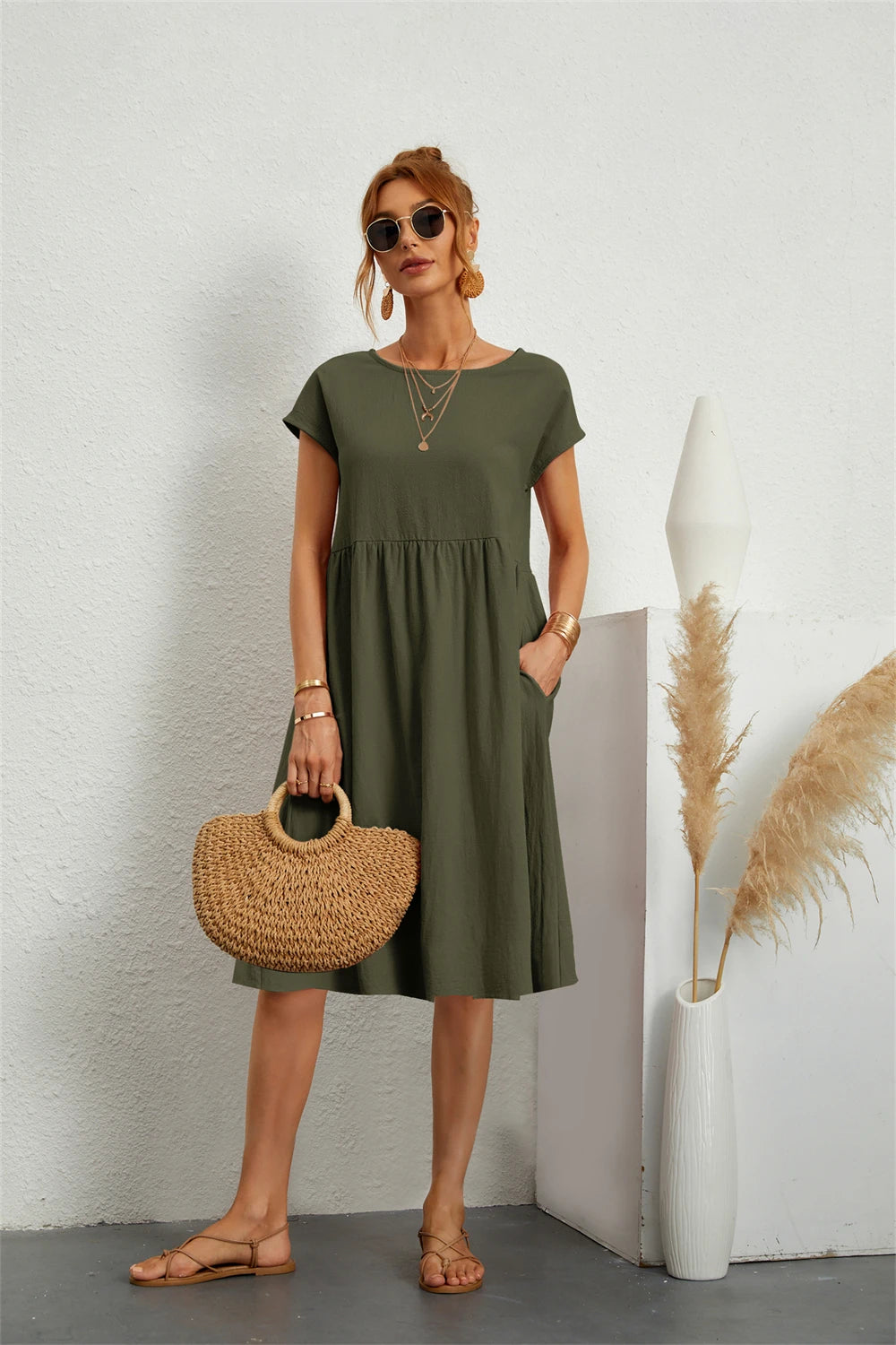 Lova & Soul | Liv – Casual Zomerjurk met Zakken