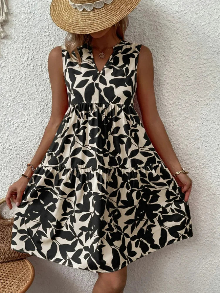 Lova & Soul | Sanne – Zomerse Printjurk zonder Mouwen