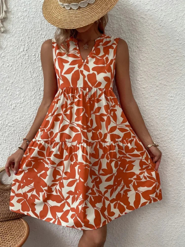 Lova & Soul | Sanne – Zomerse Printjurk zonder Mouwen