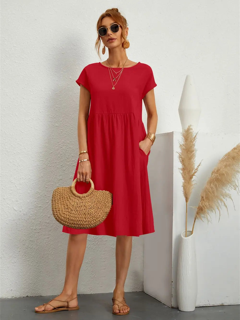 Lova & Soul | Liv – Casual Zomerjurk met Zakken