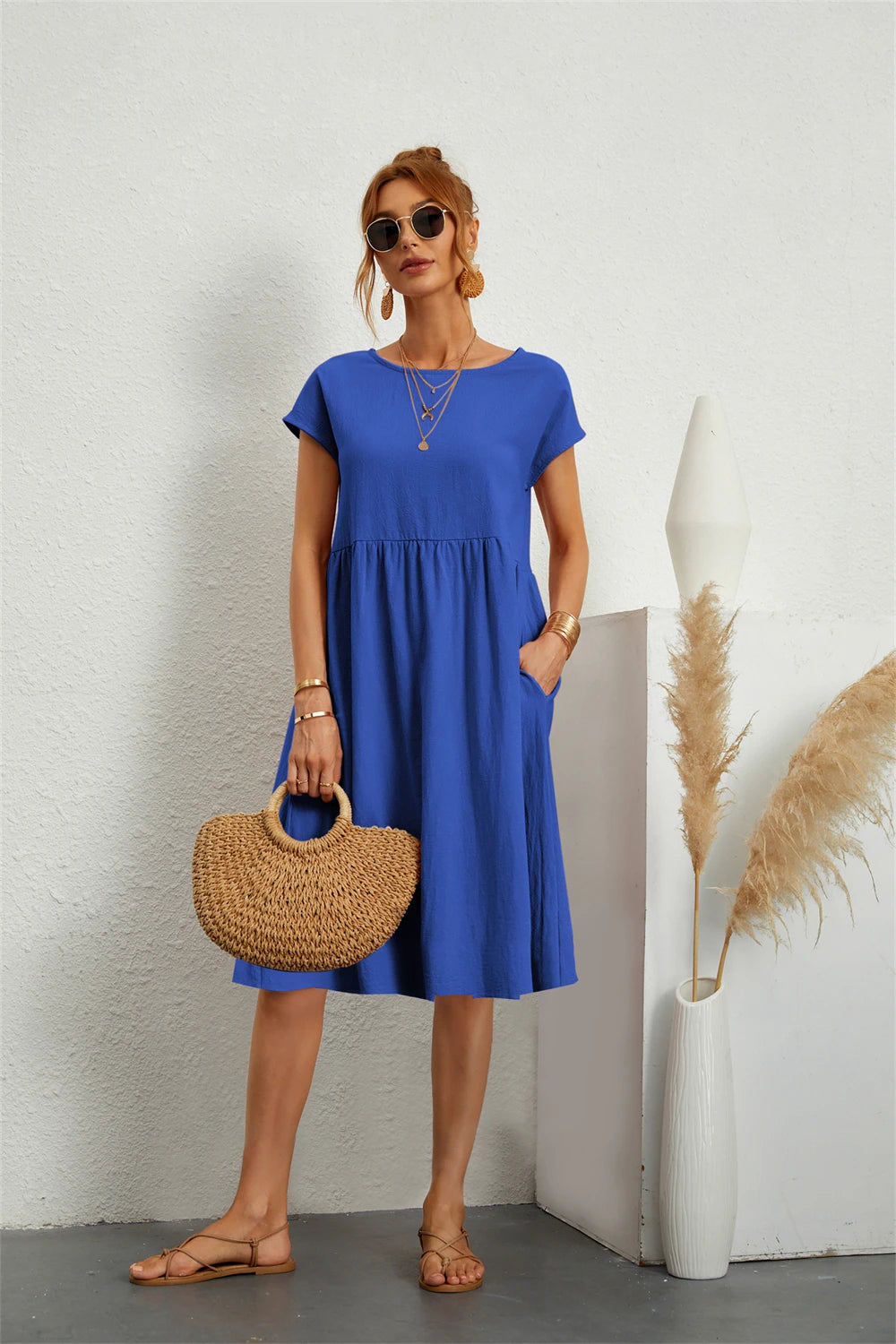 Lova & Soul | Liv – Casual Zomerjurk met Zakken