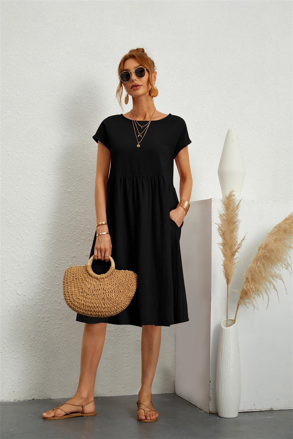 Lova & Soul | Liv – Casual Zomerjurk met Zakken