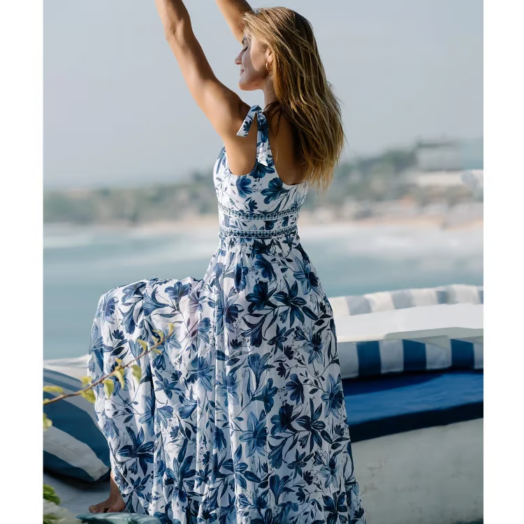 Lova & Soul | Blue Bloom Set – Badpak met Matchende Rok
