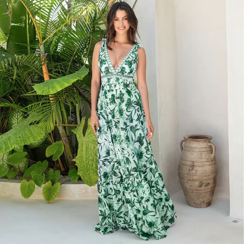 Lova & Soul | Blue Bloom Set – Badpak met Matchende Rok