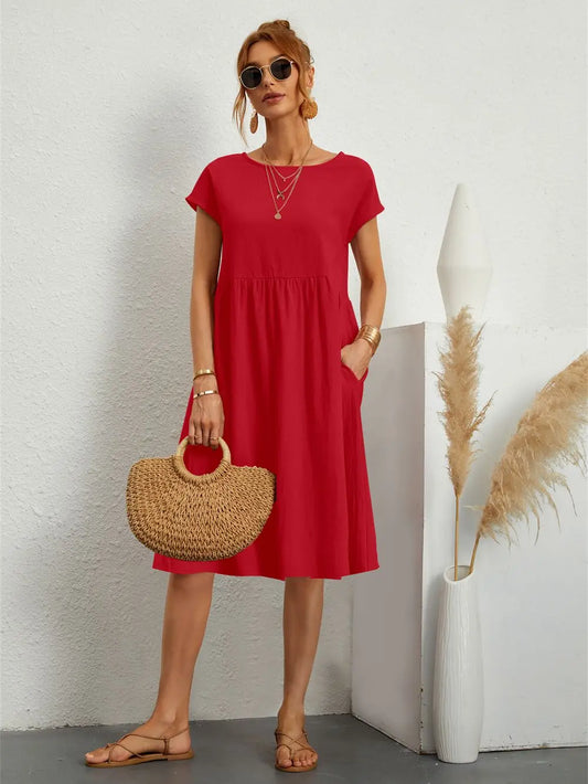 Lova & Soul | Liv – Casual Zomerjurk met Zakken