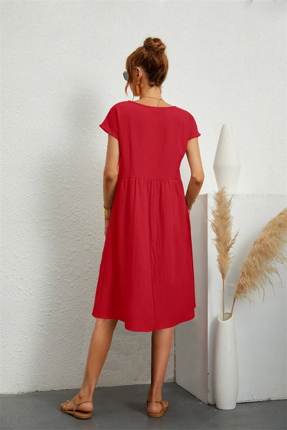 Lova & Soul | Liv – Casual Zomerjurk met Zakken